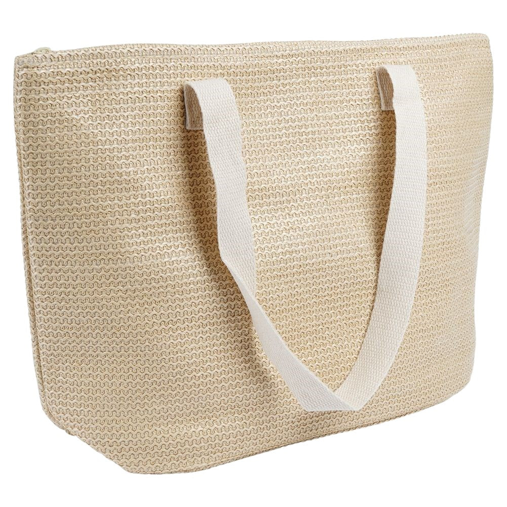 Practical cooler bag for beach, travel and picnics with zipper