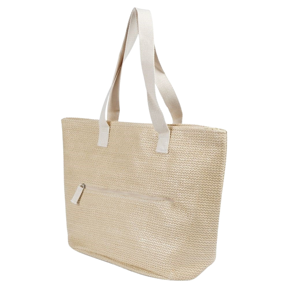 Practical cooler bag for beach, travel and picnics with zipper