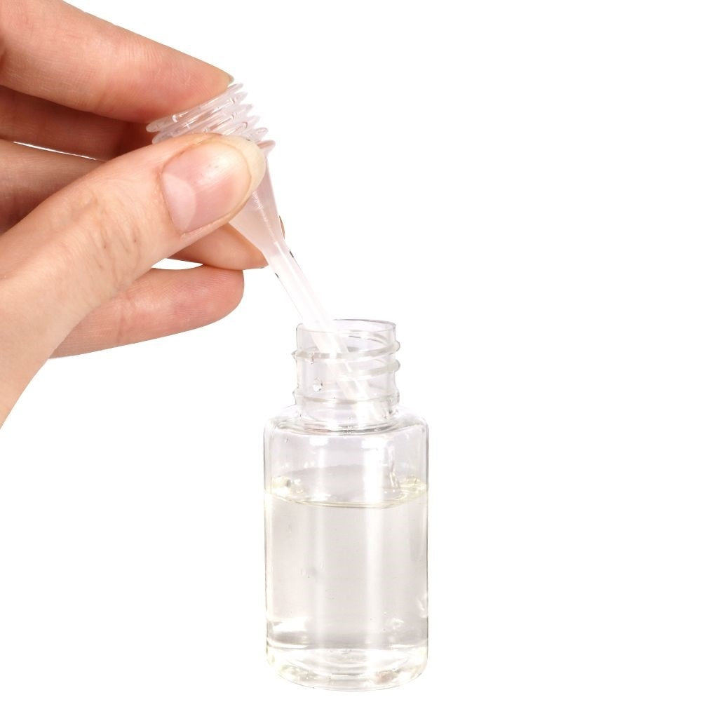 Practical cosmetics with sponge, brush and resealable bag
