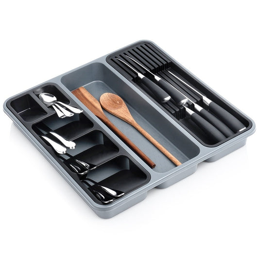 Practical cutlery box: spacious, space-saving and durable