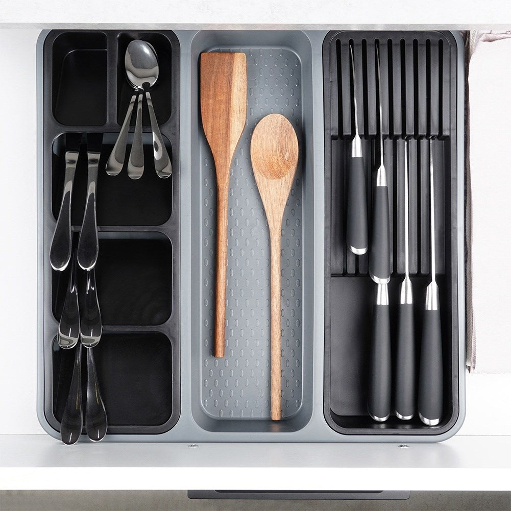Practical cutlery box: spacious, space-saving and durable