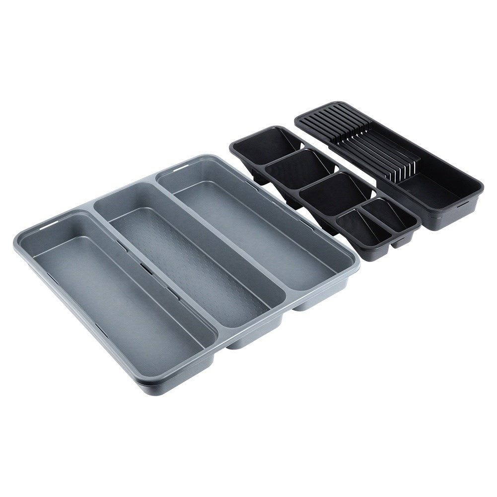 Practical cutlery box: spacious, space-saving and durable