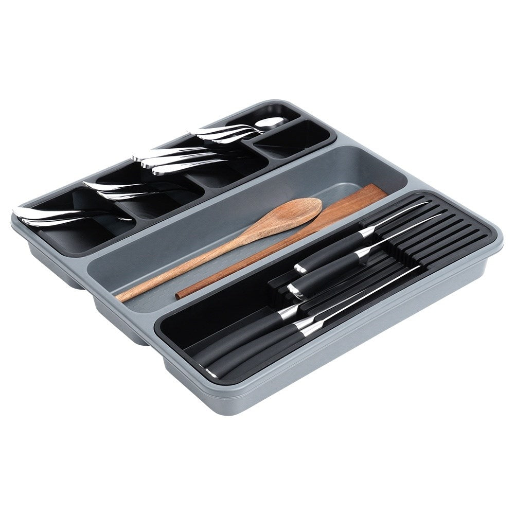 Practical cutlery box: spacious, space-saving and durable