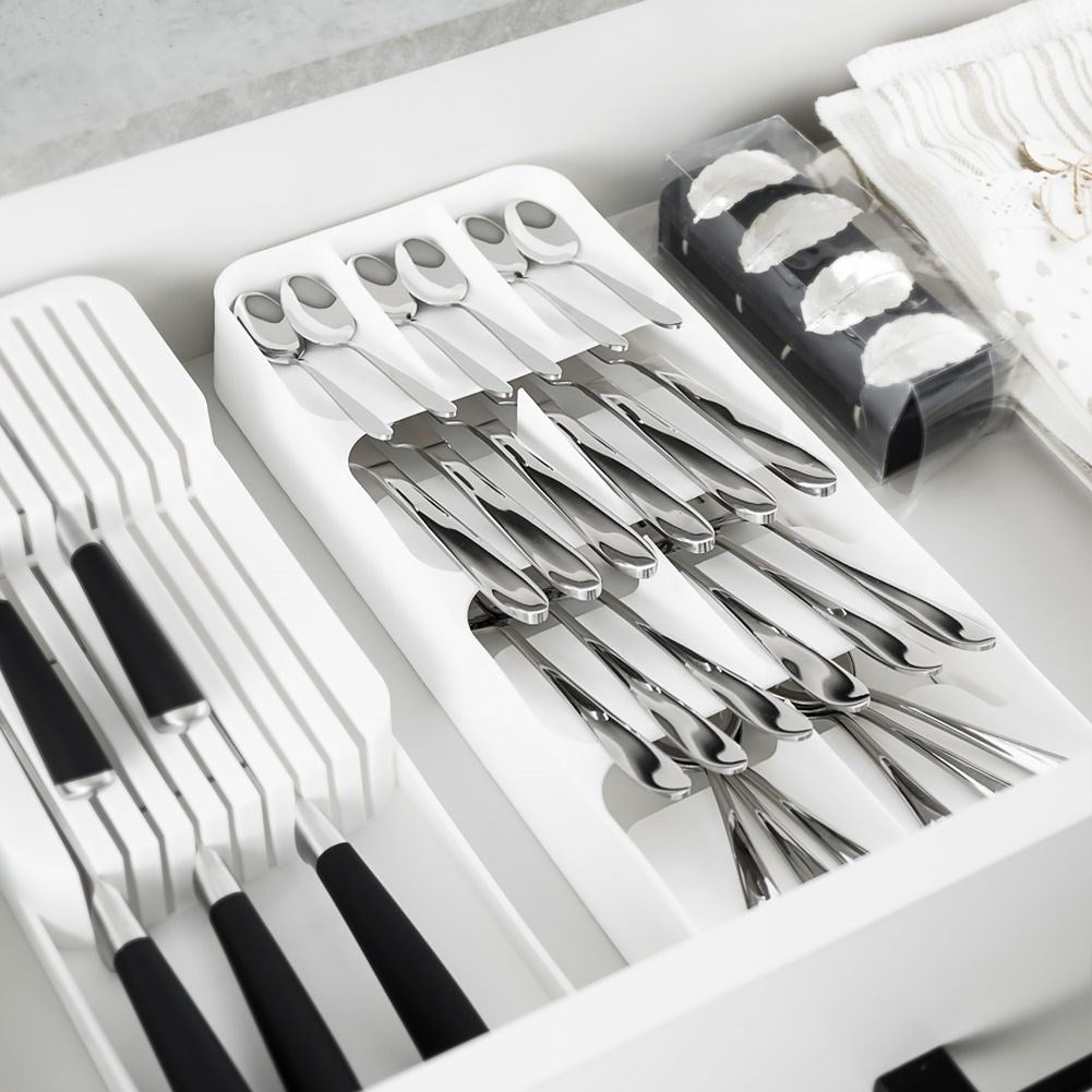Practical cutlery box that saves space