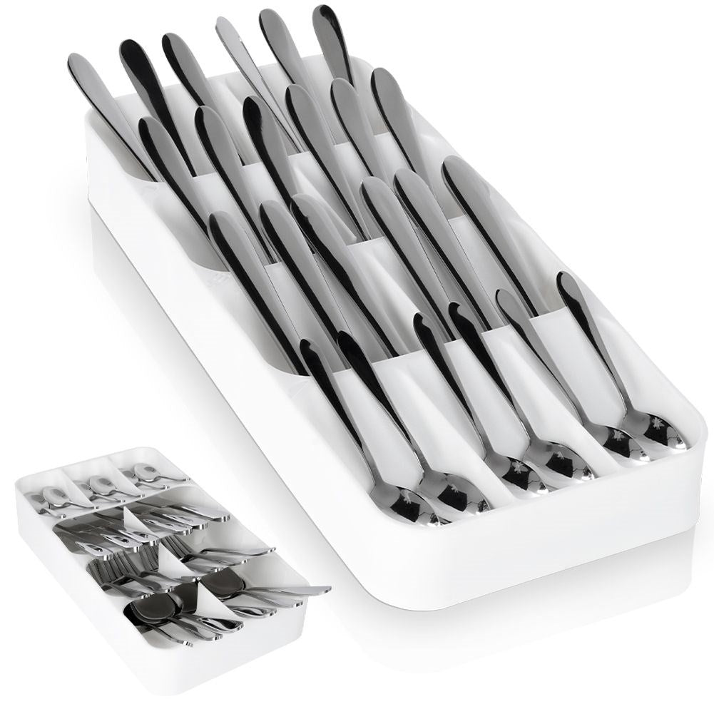 Practical cutlery box that saves space