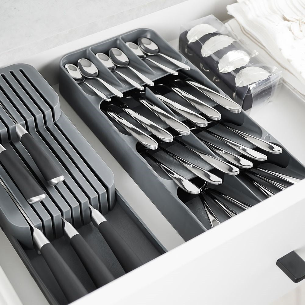 Practical cutlery box with large capacity and durable material