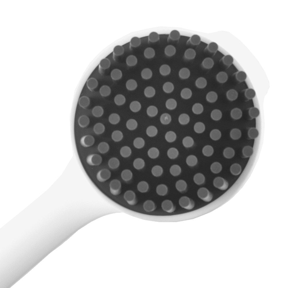 Practical dish brush for kitchen utensils with silicone brush