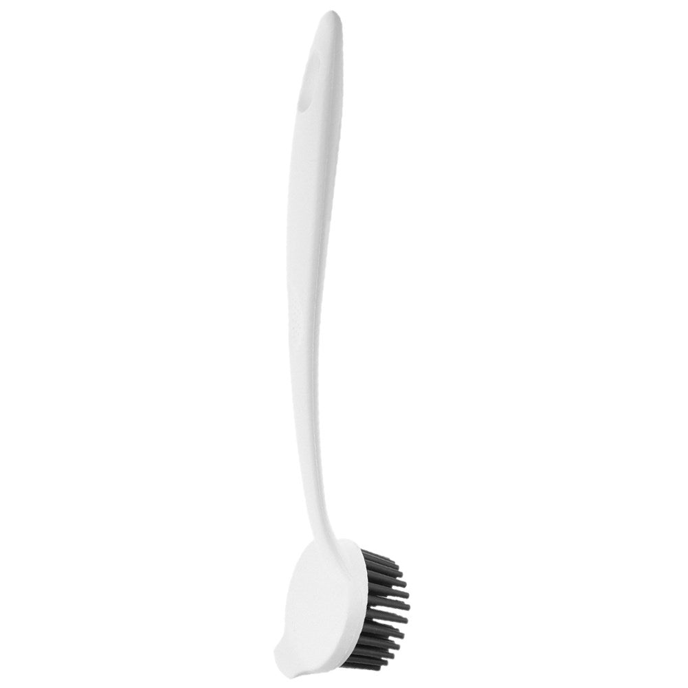 Practical dish brush for kitchen utensils with silicone brush