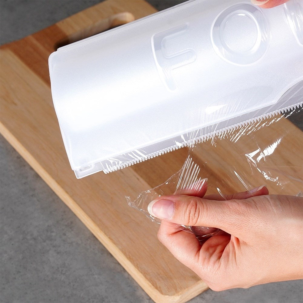 Practical dispenser for plastic and aluminum foil