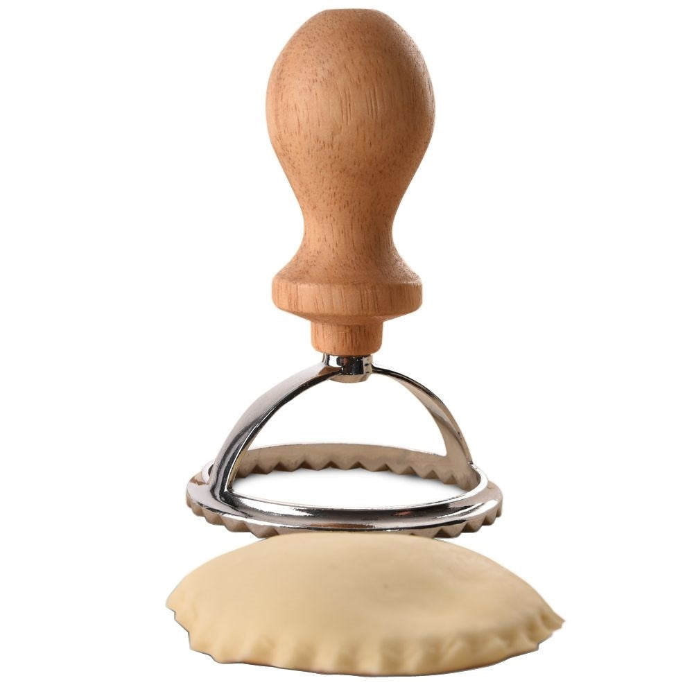 Practical dough cutter for ravioli, doughnuts, uszka and pierogi