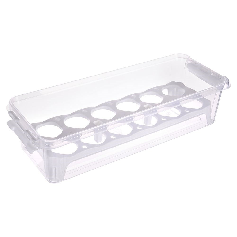 Practical egg storage for 12 eggs, light and durable