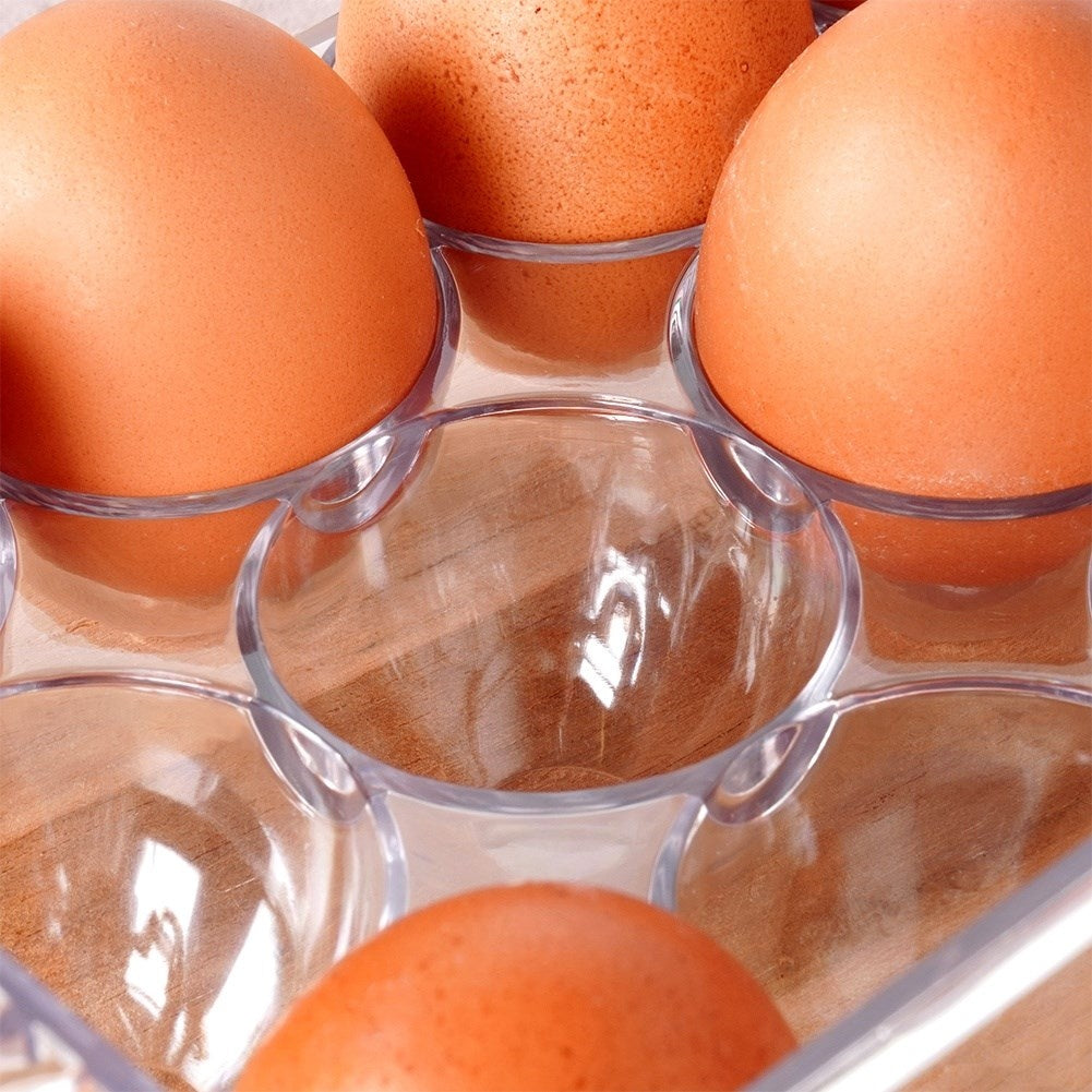 Practical egg storage with lid - holds up to 15 eggs