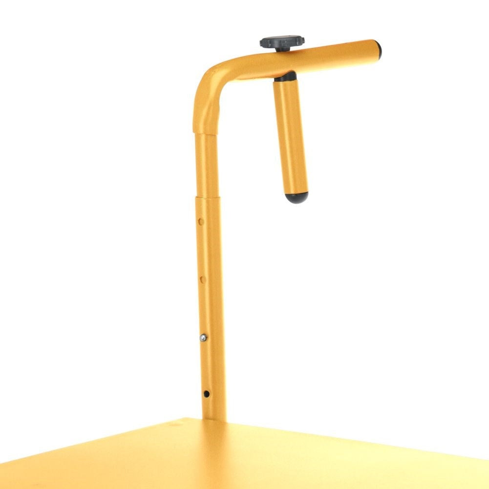 Practical folding balcony table with adjustable height