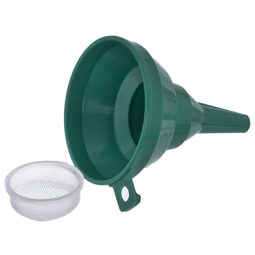 Practical funnel with removable filter for drinks