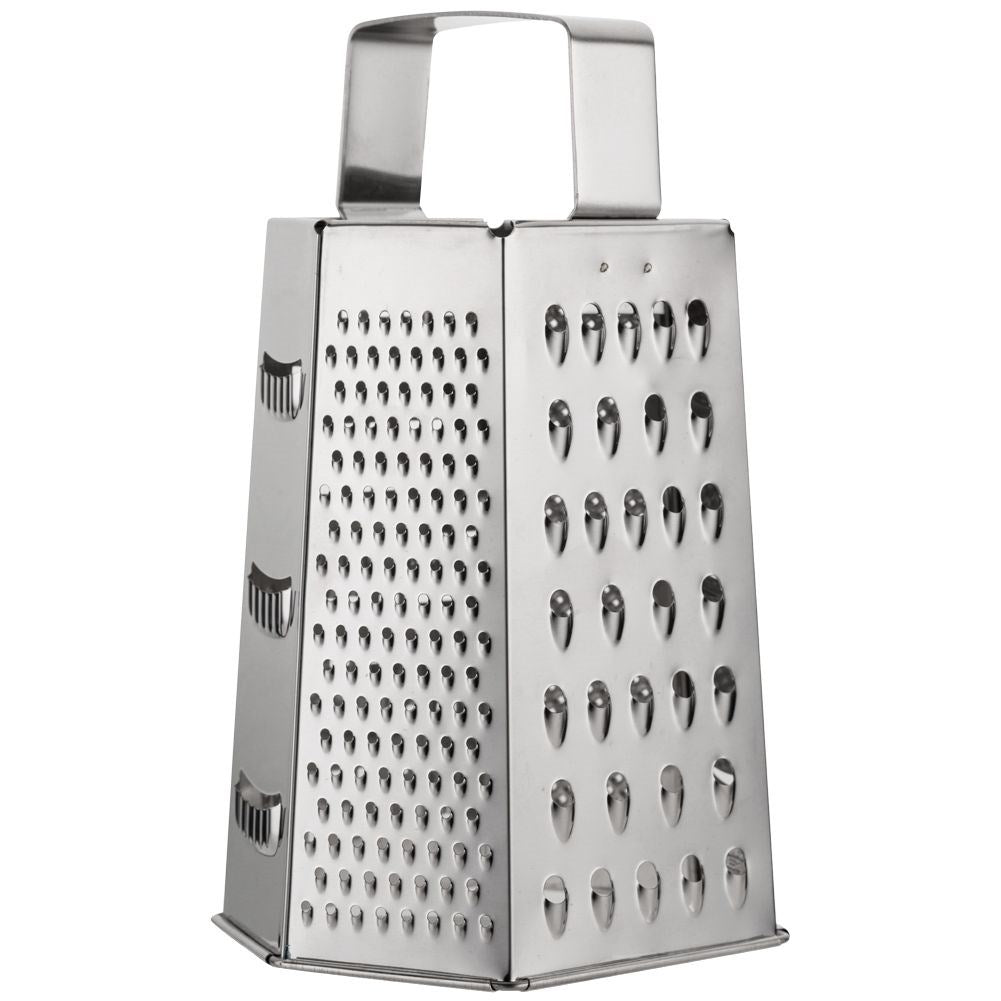 Practical grater with six blades for vegetables and fruit
