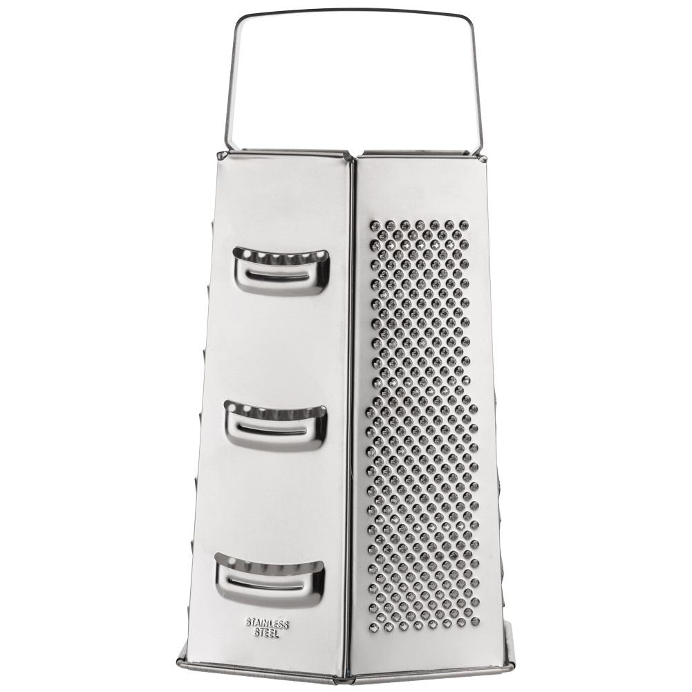Practical grater with six blades for vegetables and fruit