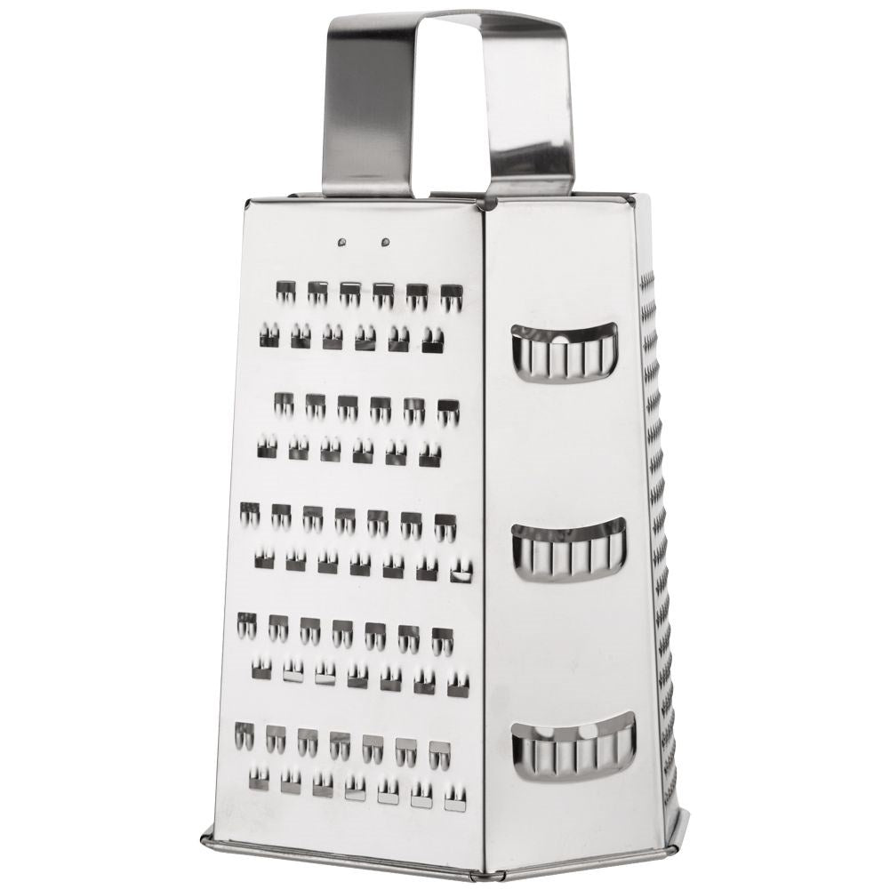 Practical grater with six blades for vegetables and fruit
