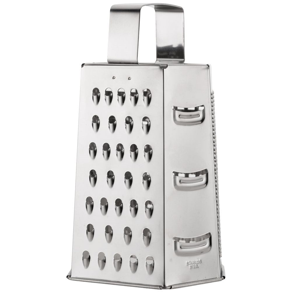 Practical grater with six blades for vegetables and fruit