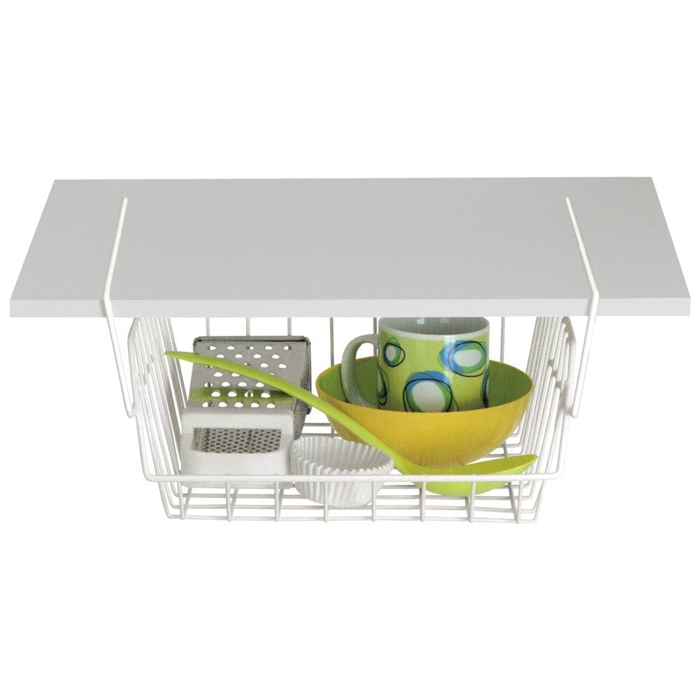 Practical hanging basket for extra storage in the kitchen, bathroom, wardrobe