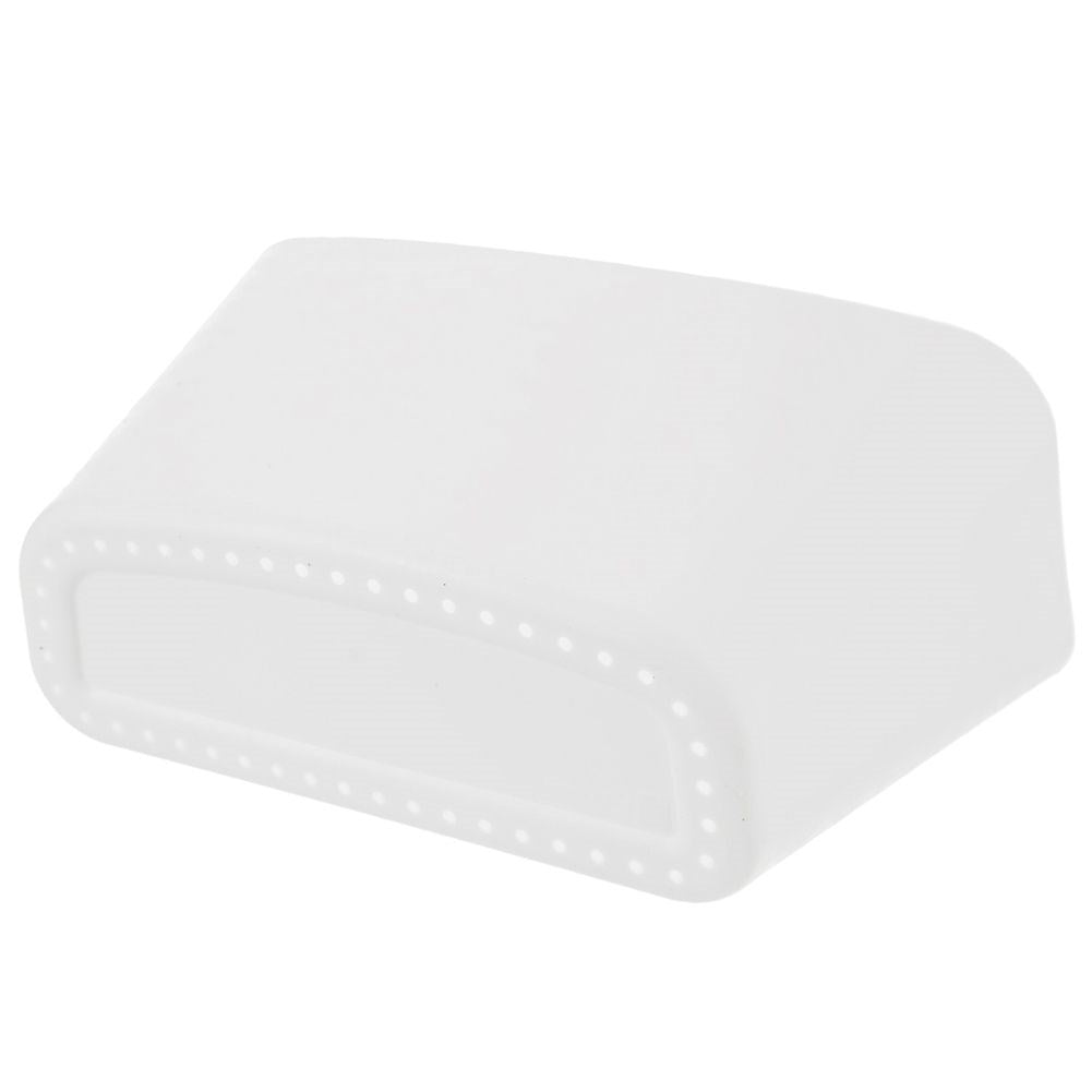 Practical hanging basket organizer in white plastic for order