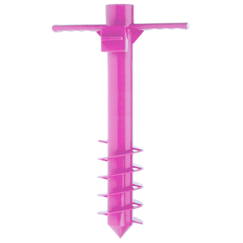 Practical holder for easy installation of a beach umbrella