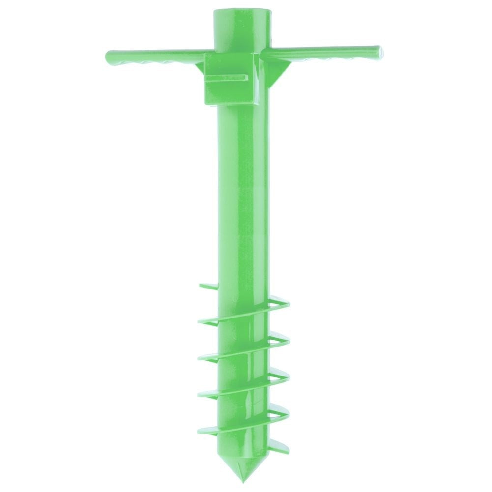 Practical holder for easy installation of a beach umbrella