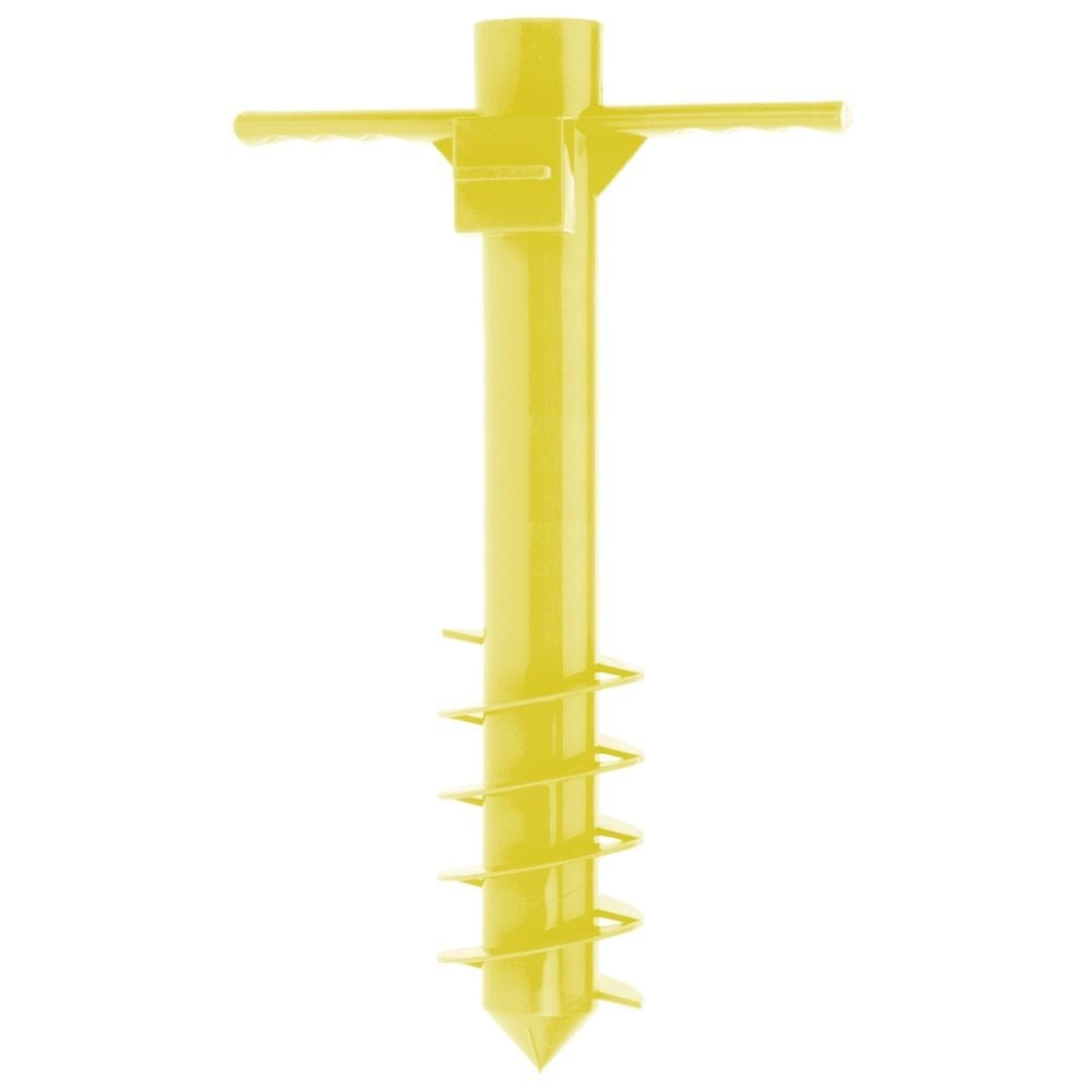 Practical holder for easy installation of a beach umbrella