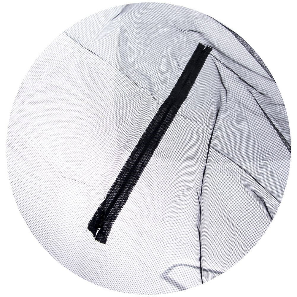 Practical insect net for skylights with zipper