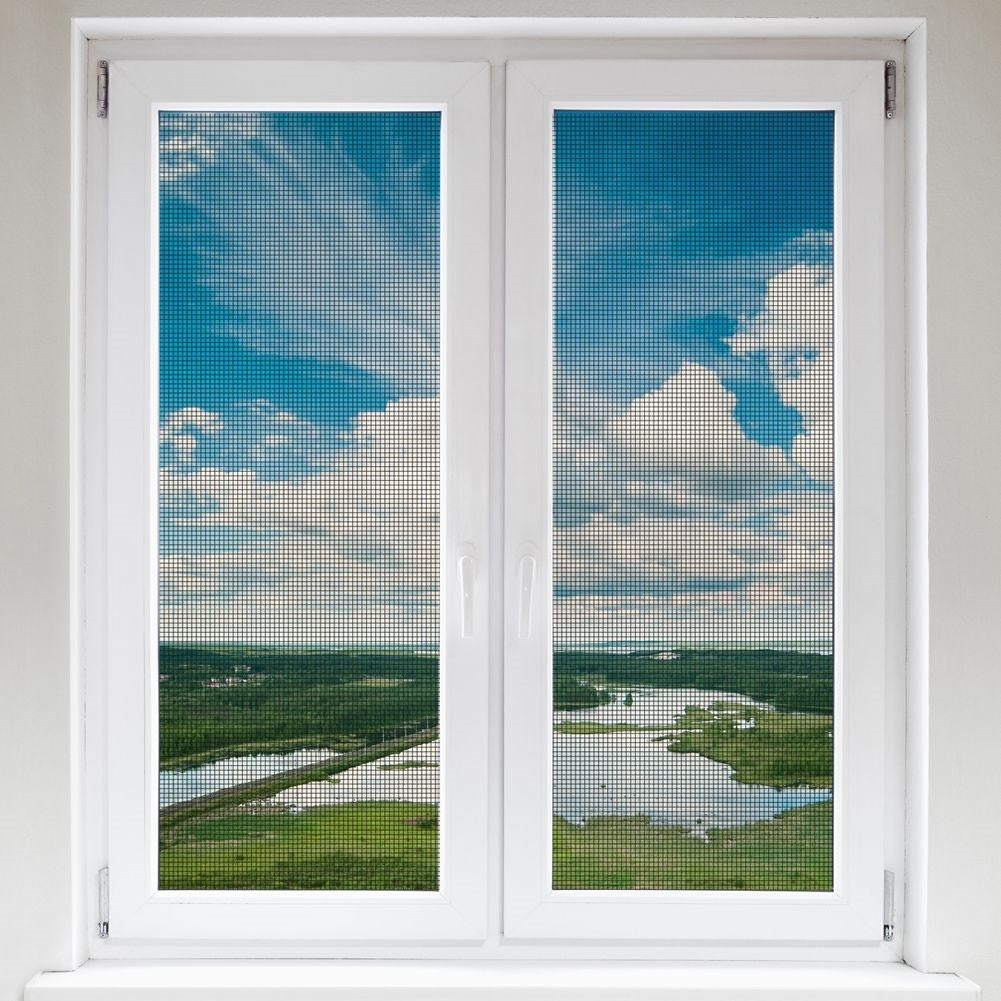 Practical insect net set for windows 130x150 cm
