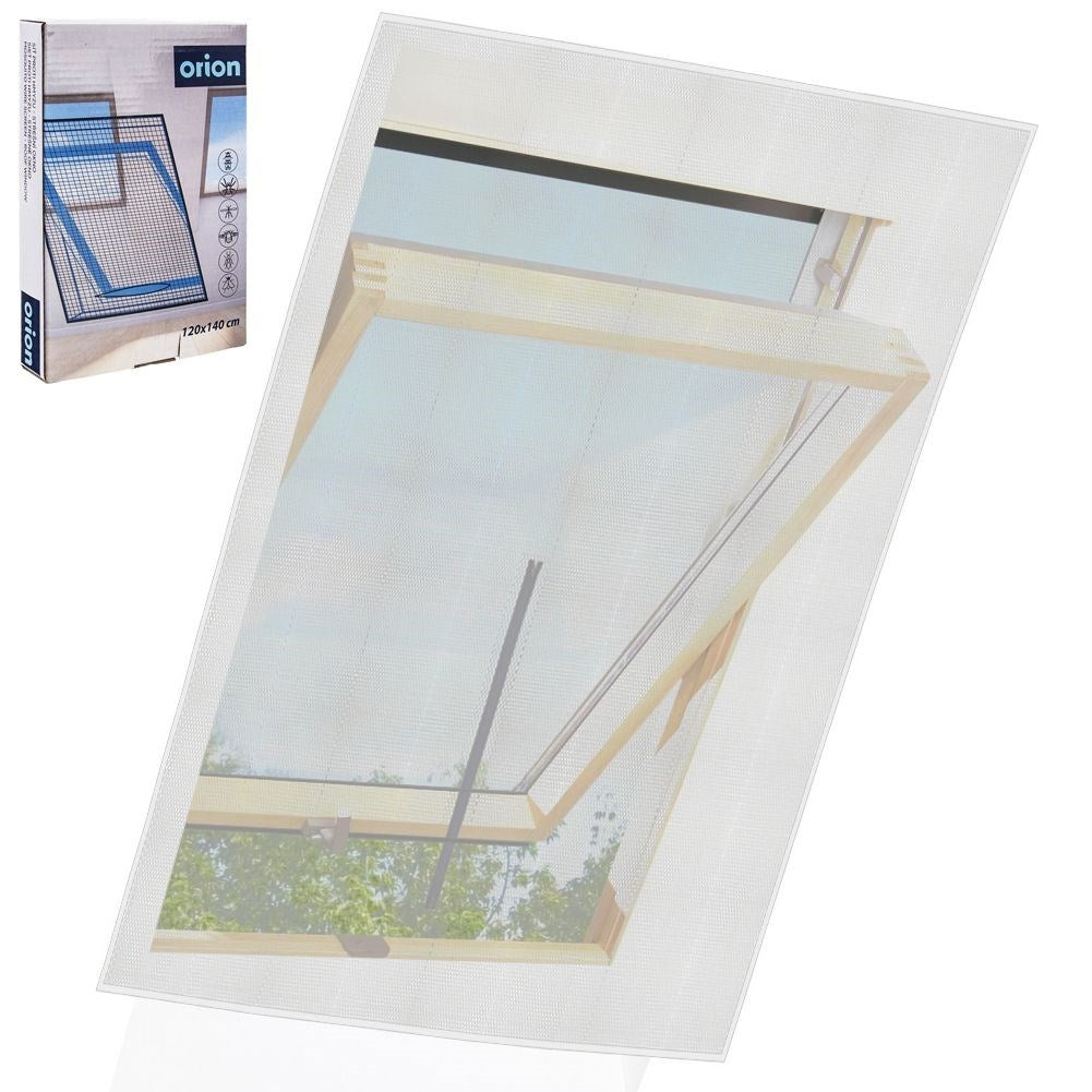 Practical insect netting for skylights with Velcro tape