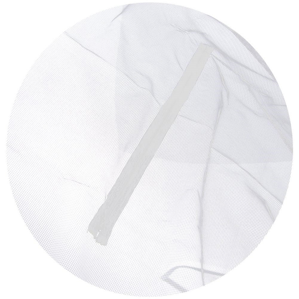 Practical insect netting for skylights with Velcro tape