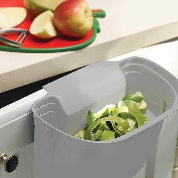 Practical kitchen basket 5L for door or drawer - perfect food waste