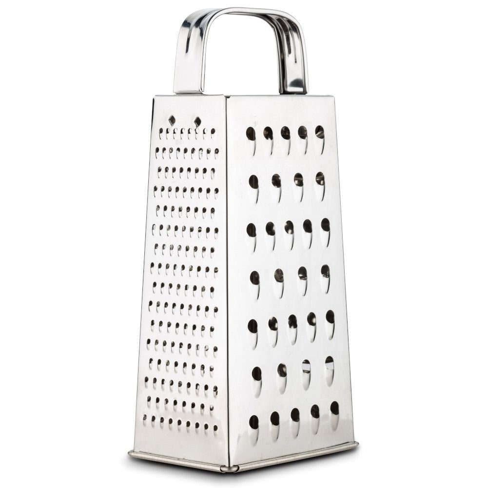 Practical kitchen grater with four blades for different tasks