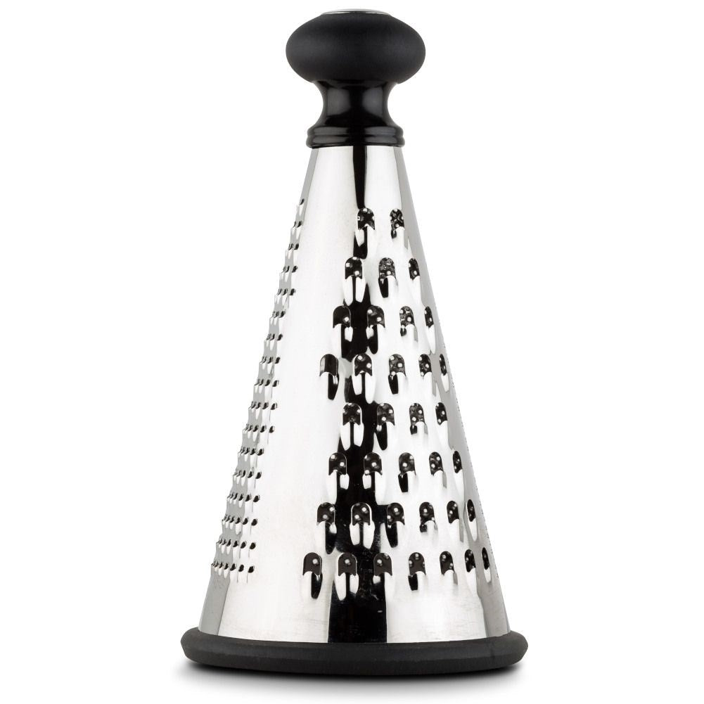 Practical kitchen grater with three blades for different tasks