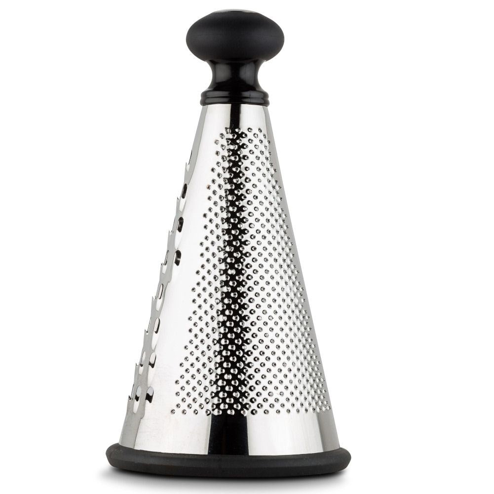 Practical kitchen grater with three blades for different tasks
