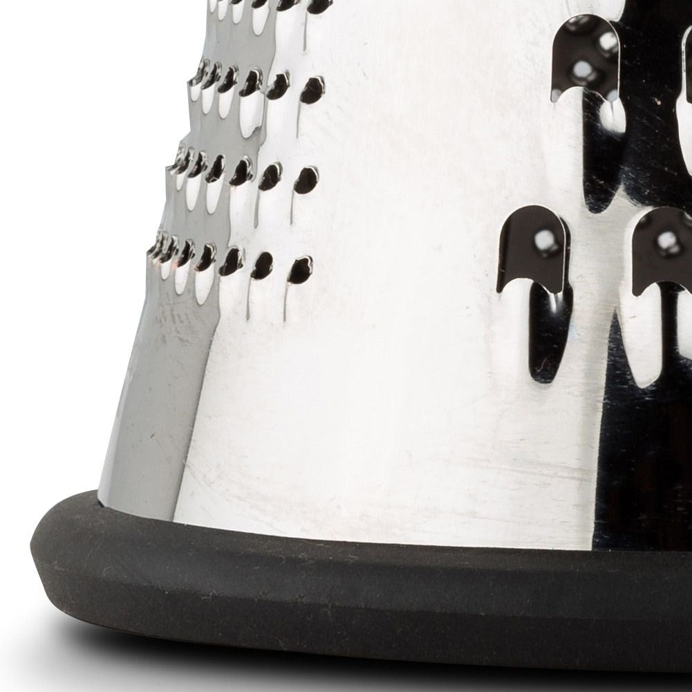 Practical kitchen grater with three blades for different tasks