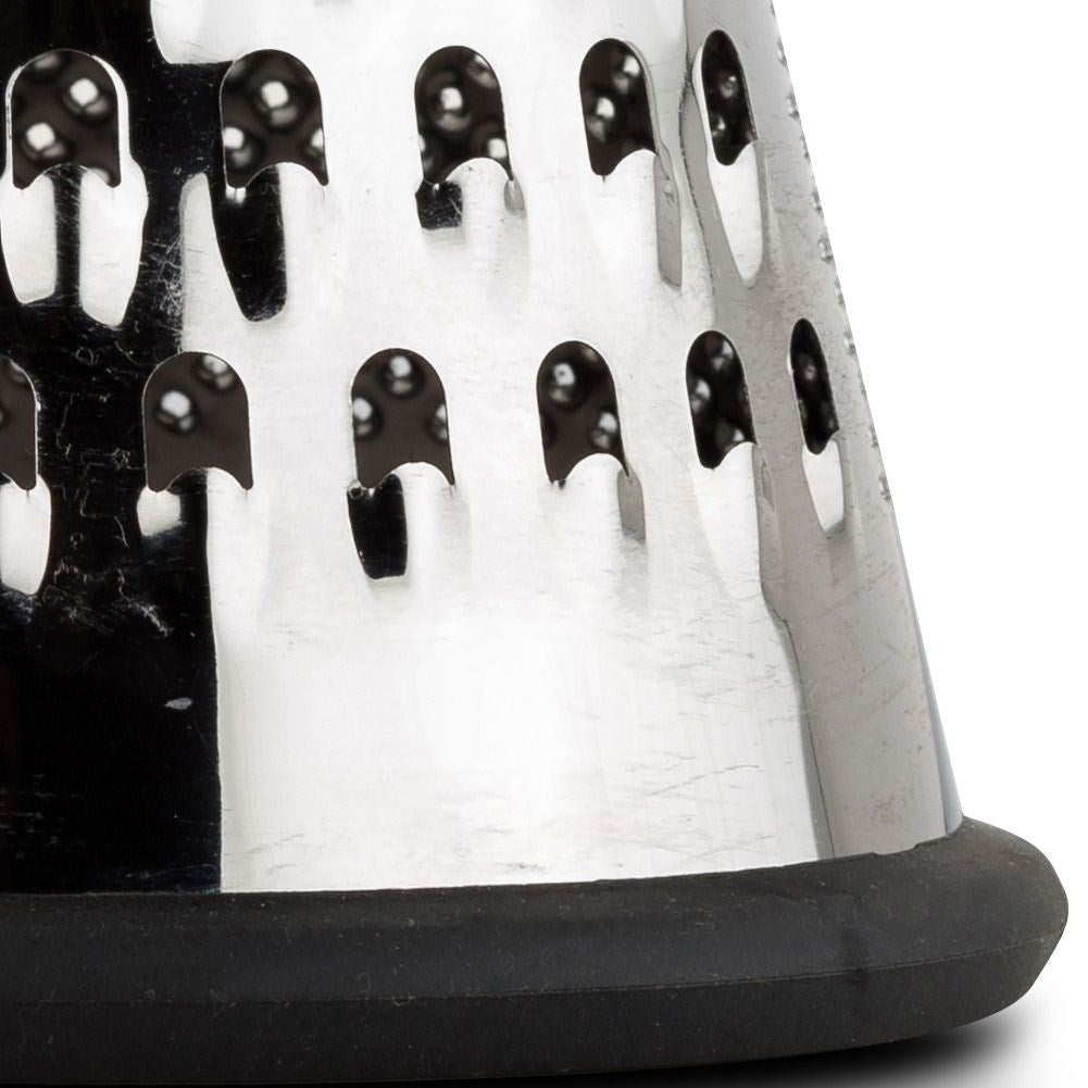 Practical kitchen grater with three blades for different tasks