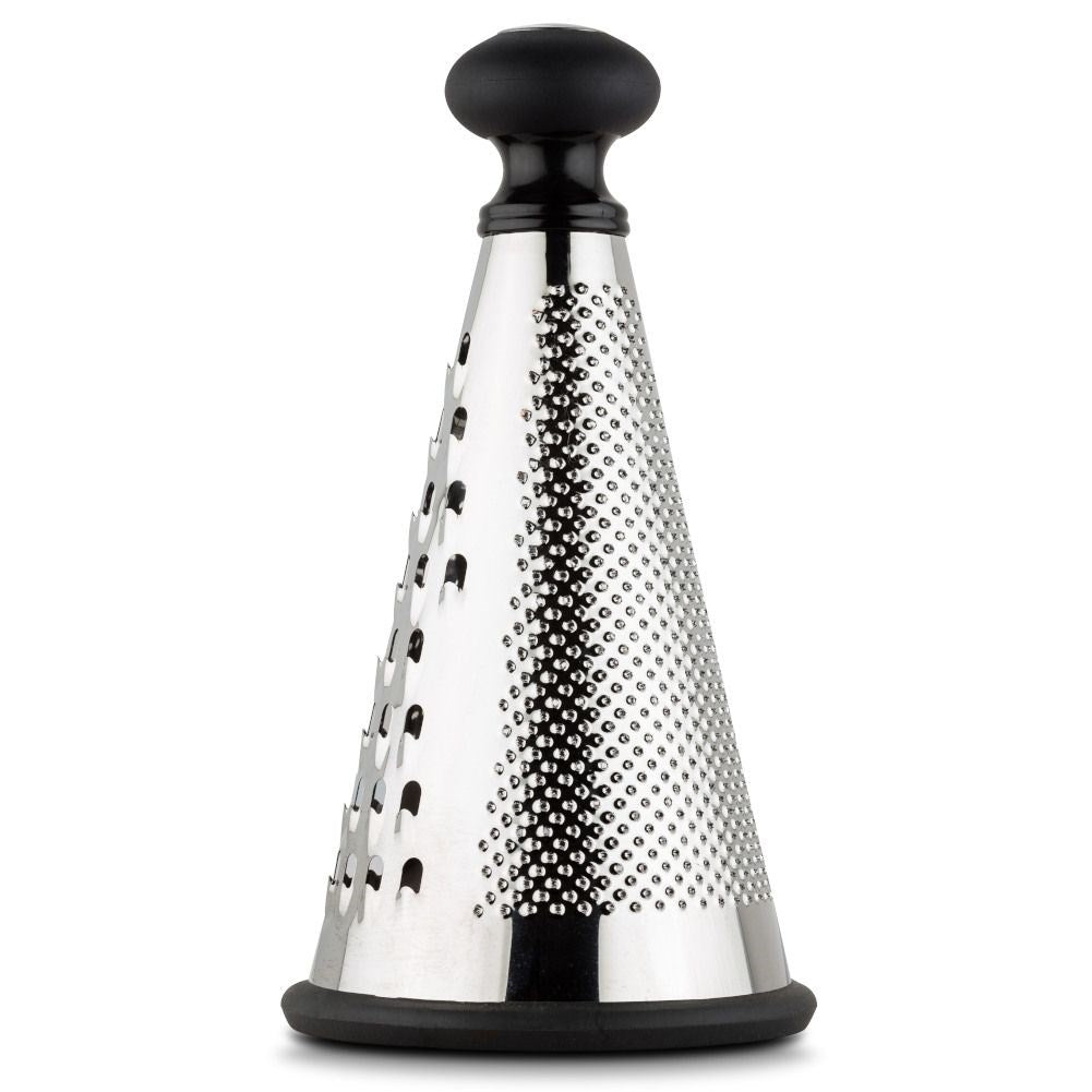 Practical kitchen grater with three blades for different tasks