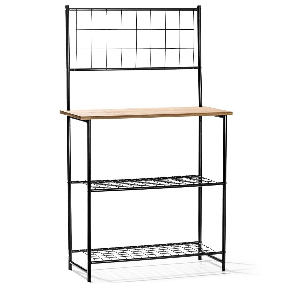 Practical kitchen shelf: Extra storage and work space