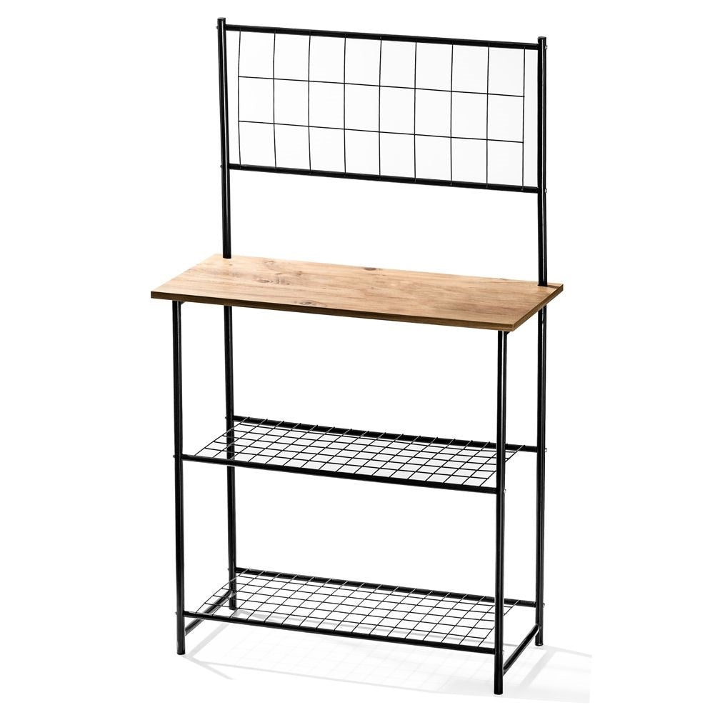 Practical kitchen shelf: Extra storage and work space