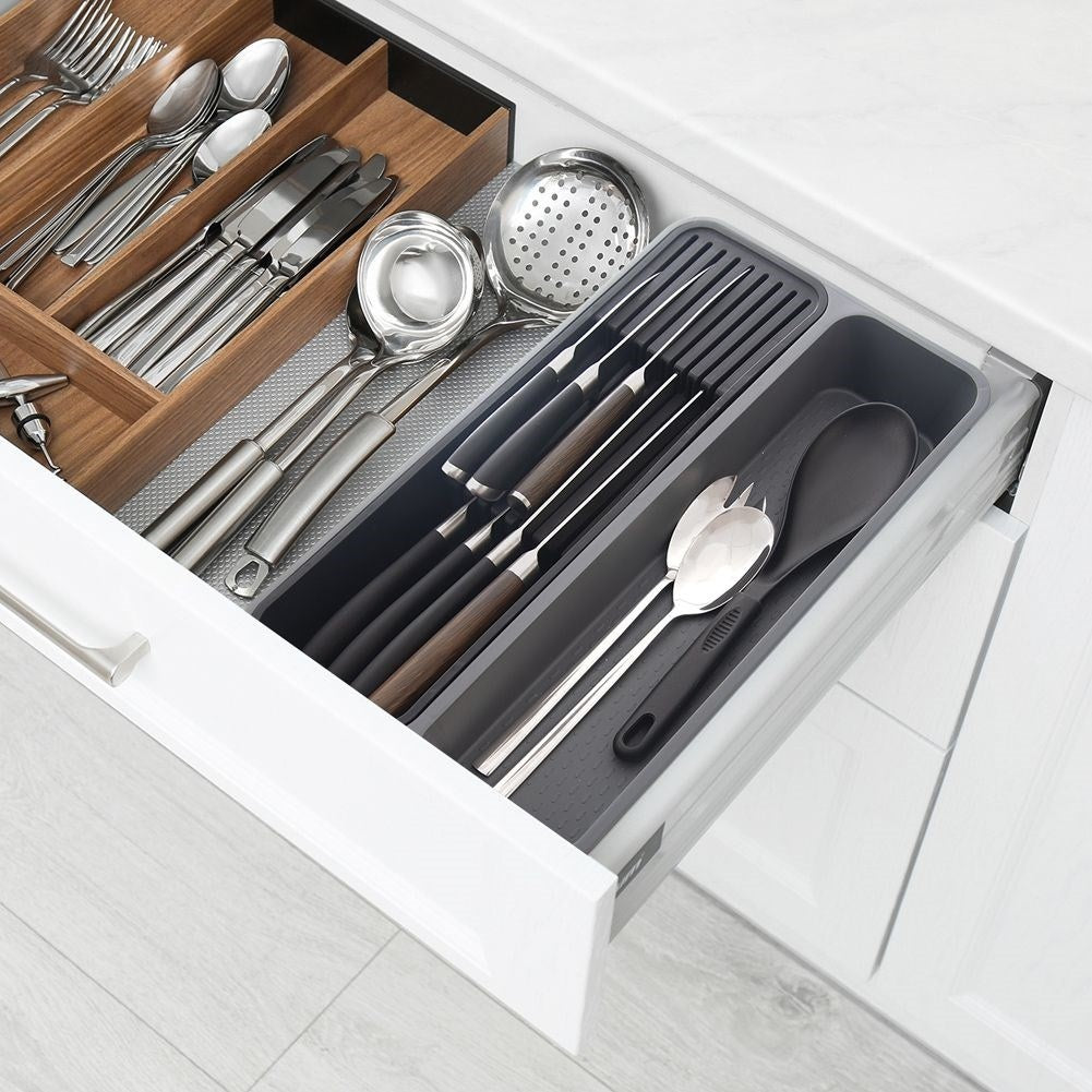 Practical knife and kitchen utensil organizer, durable design