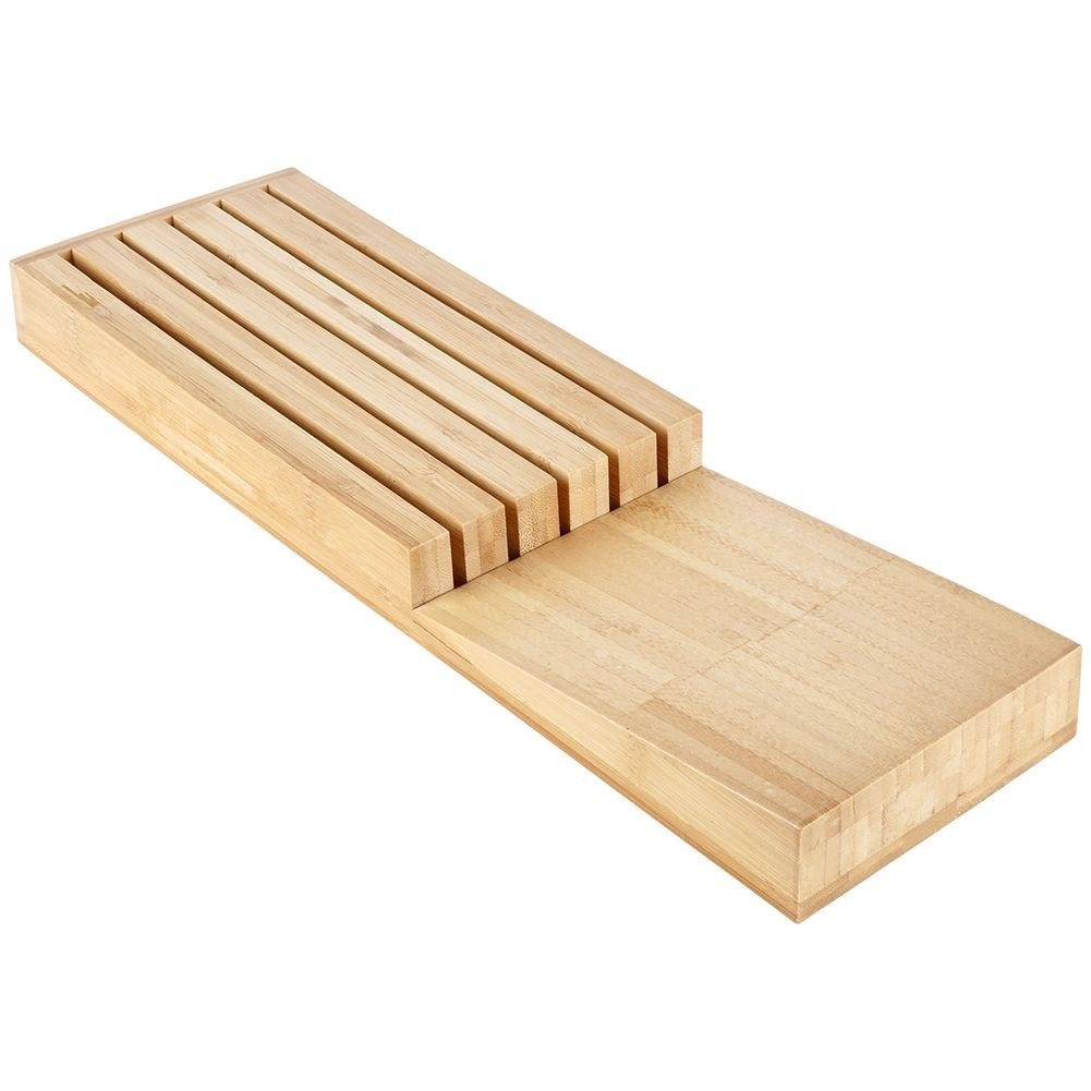 Practical knife organizer in bamboo for 5 knives