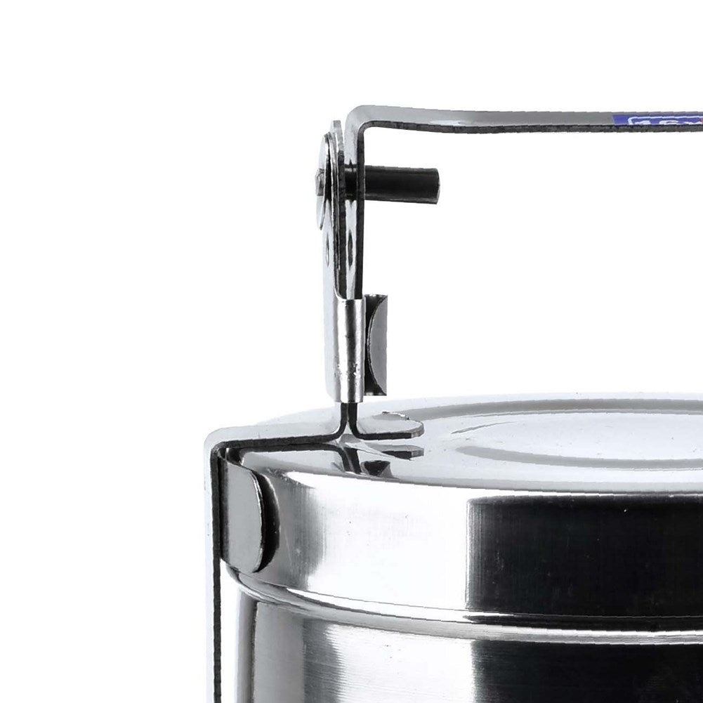 Practical lunch box with four containers and handle