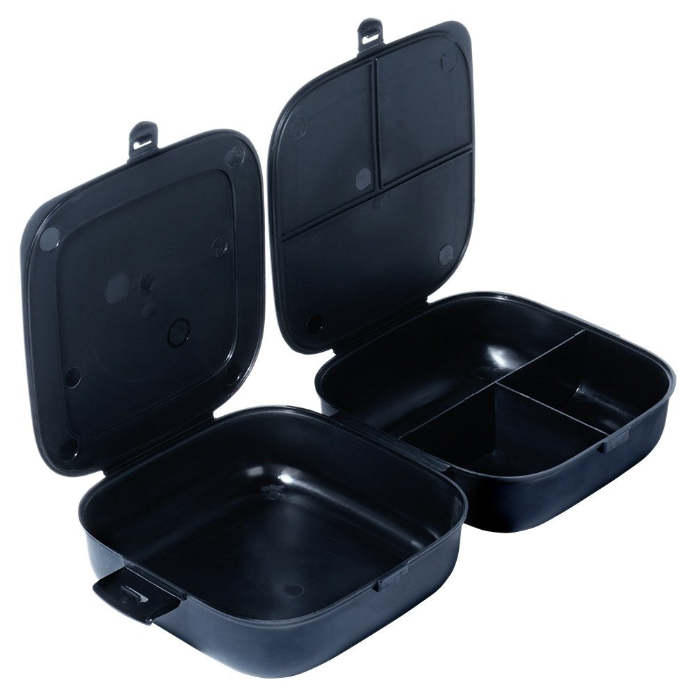 Practical lunch box with two compartments for school and work