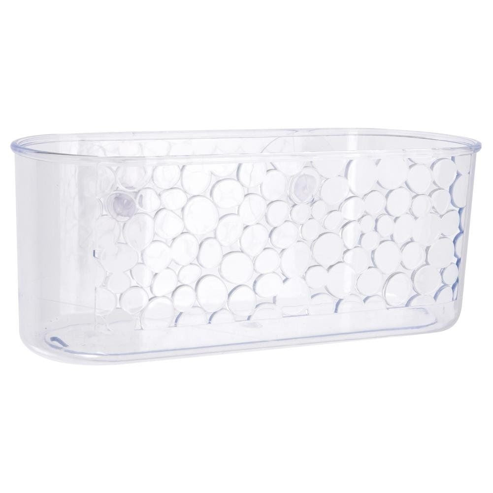 Practical shower shelf with suction cups