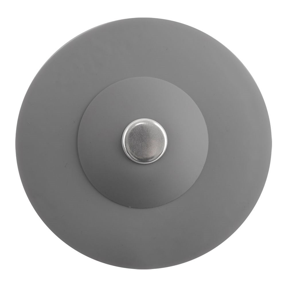 Practical silicone strainer that acts as a stopper and protects the sink