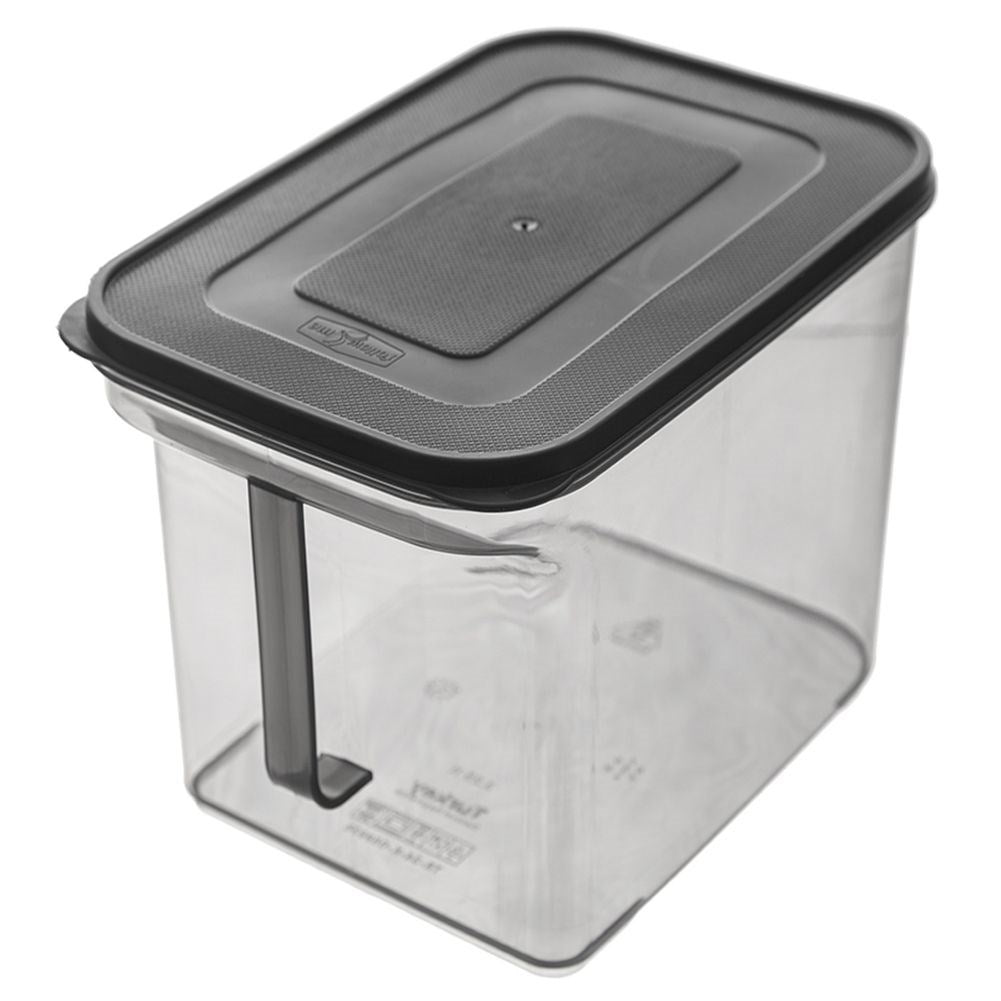 Practical storage box 1.7L with handle and tight lid