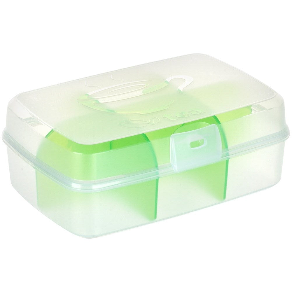 Practical tea bag storage with 6 compartments - Perfect for tea lovers
