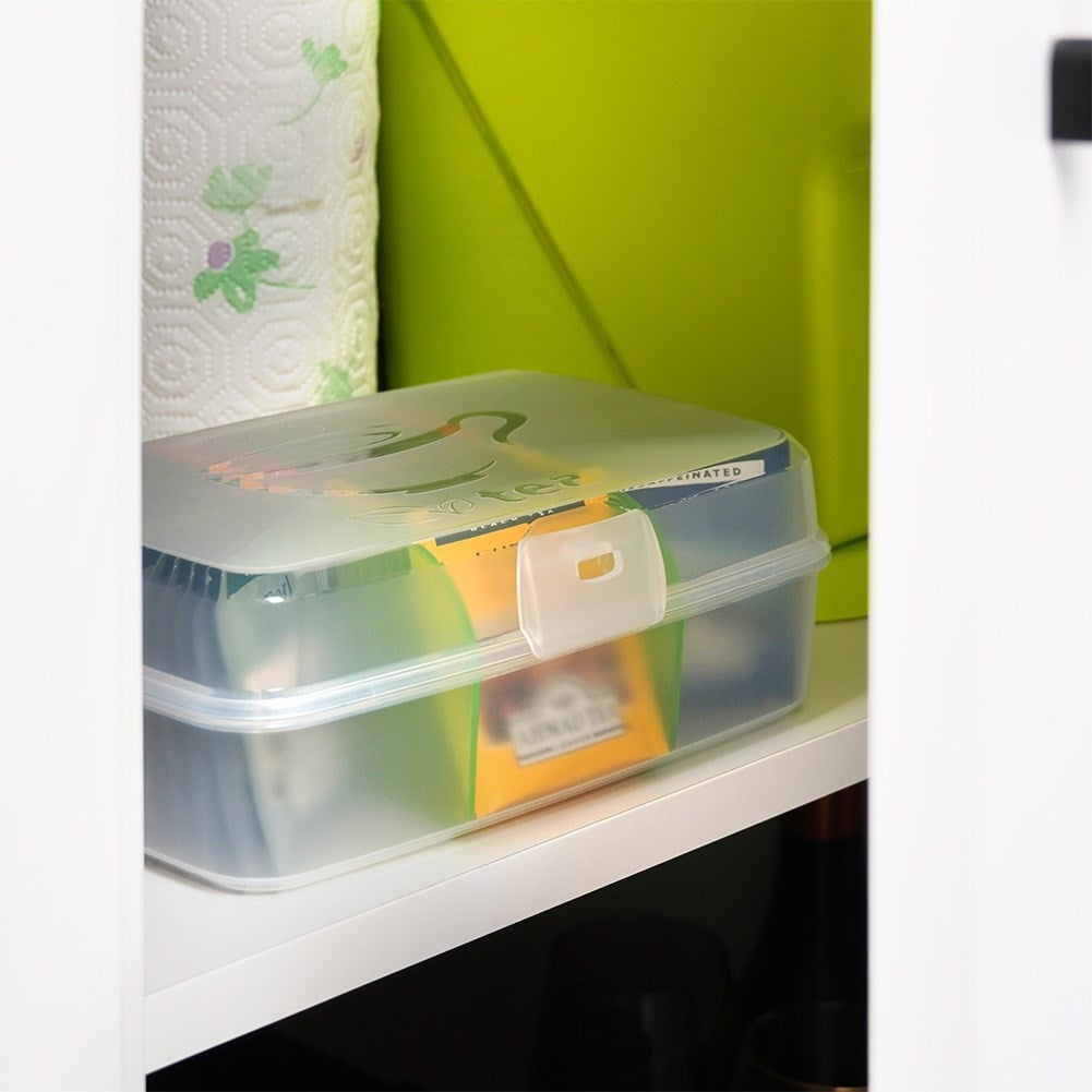 Practical tea bag storage with 6 compartments - Perfect for tea lovers