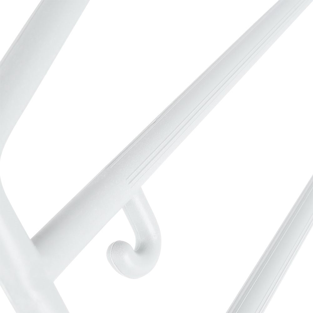 Practical trouser hanger for 5 pairs of trousers, set of 2